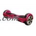 Hoverboard Bluetooth Two-Wheel Self Balancing Electric Scooter 6.5" UL 2272 Certified with Bluetooth Speaker and LED Light Chrome Blue   